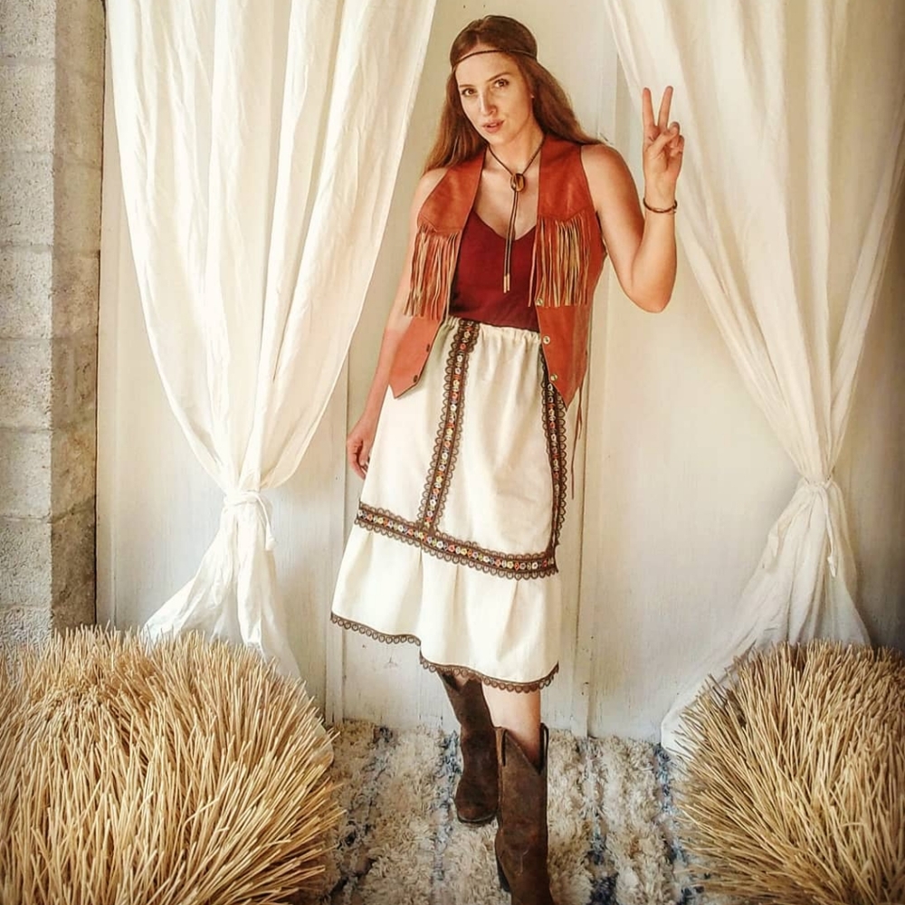 Handmade Fringed Leather Vest!✌🦋